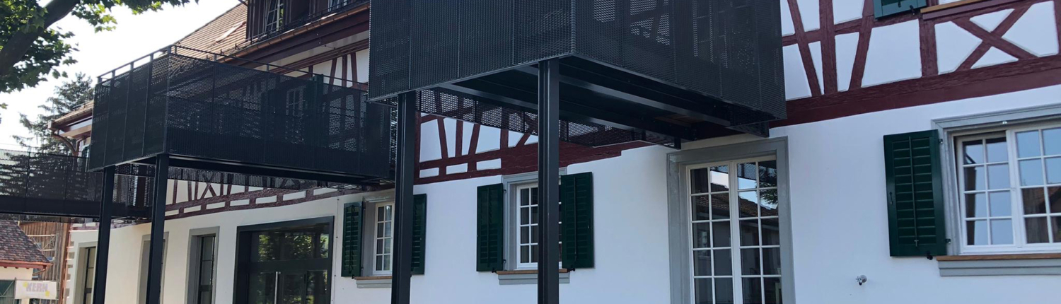 Balkon bei Umbau geplant von Müller & Partner Architekten AG